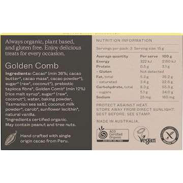 Pana Organic Mylk Golden Comb 45g