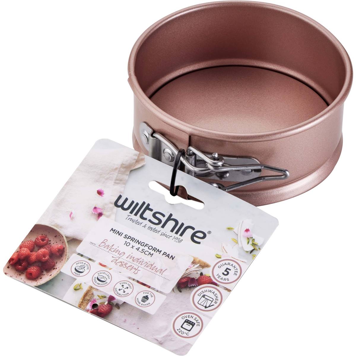 Wiltshire Rose Gold Spring Form Pan Mini each