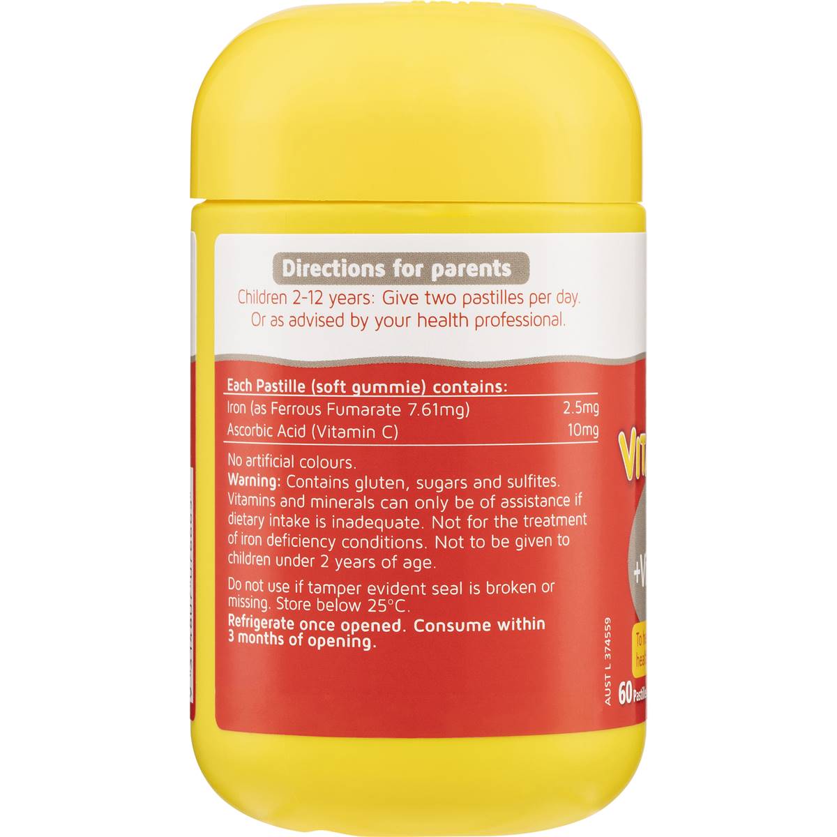Nature's Way Kids Smart Vita Gummies Iron + Vitamin C 60 pack