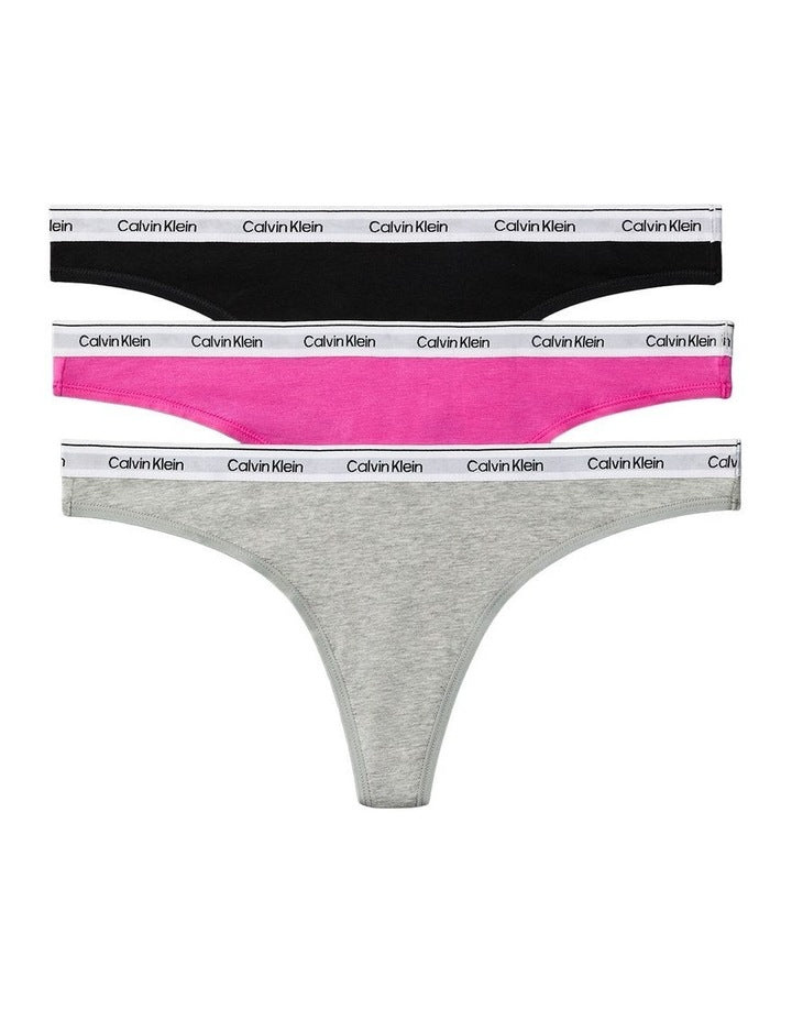 Icon Logo Thong 3 Pack in Multi