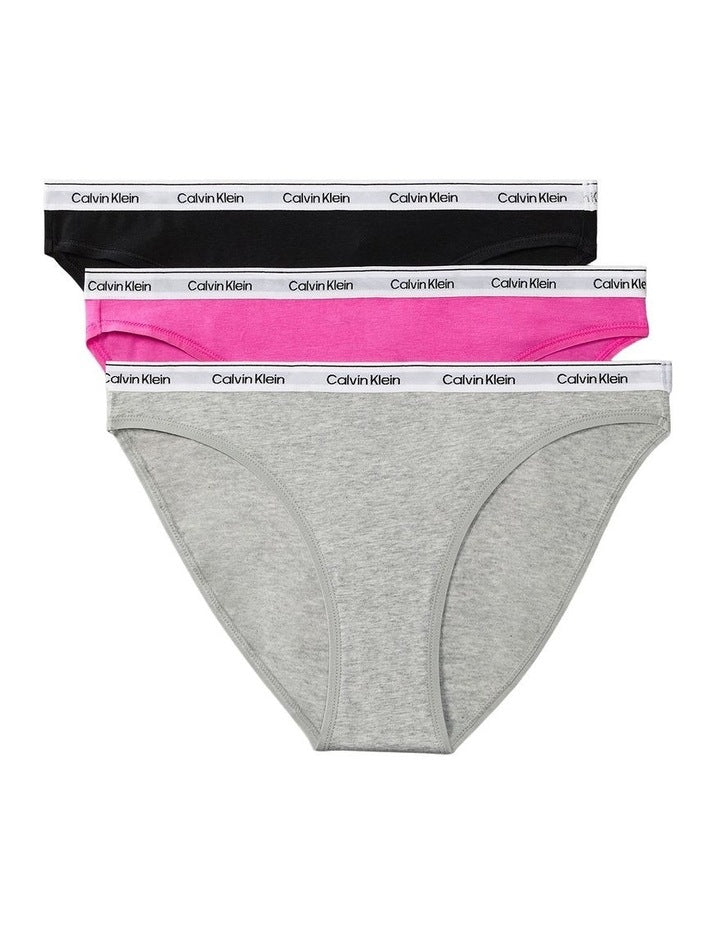 Icon Logo Bikini Brief 3 Pack in Multi