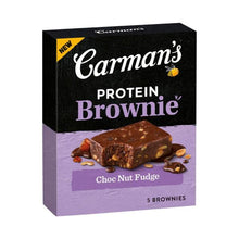 CARMAN'S PROTEIN BROWNIE CHOC NUT FUDGE 5 PACK 175G