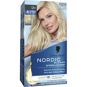 Schwarzkopf Nordic Blonde L1+ Extreme Lightener Permanent Hair Dye each