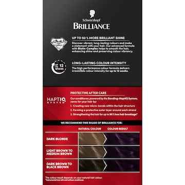 Schwarzkopf Brilliance 03 Dark Amethyst Permanent Hair Dye each