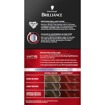 Schwarzkopf Brilliance L43 Smouldering Red Permanent Hair Dye each