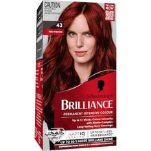 Schwarzkopf Brilliance 43 Red Passion Permanent Hair Dye each