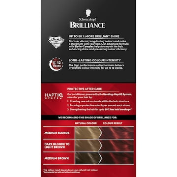 Schwarzkopf Brilliance 43 Red Passion Permanent Hair Dye each