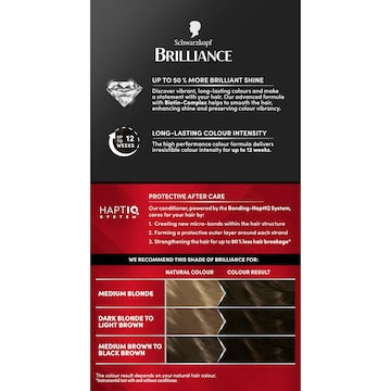 Schwarzkopf Brilliance 89 Bittersweet Chocolate Permanent Hair Dye each