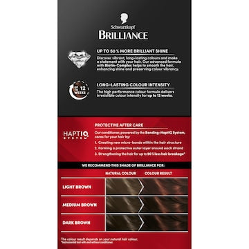 Schwarzkopf Brilliance 68 Chocolate Rush Permanent Hair Dye each
