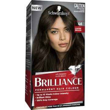 Schwarzkopf Brilliance 46 Coffee Brown Permanent Hair Dye each