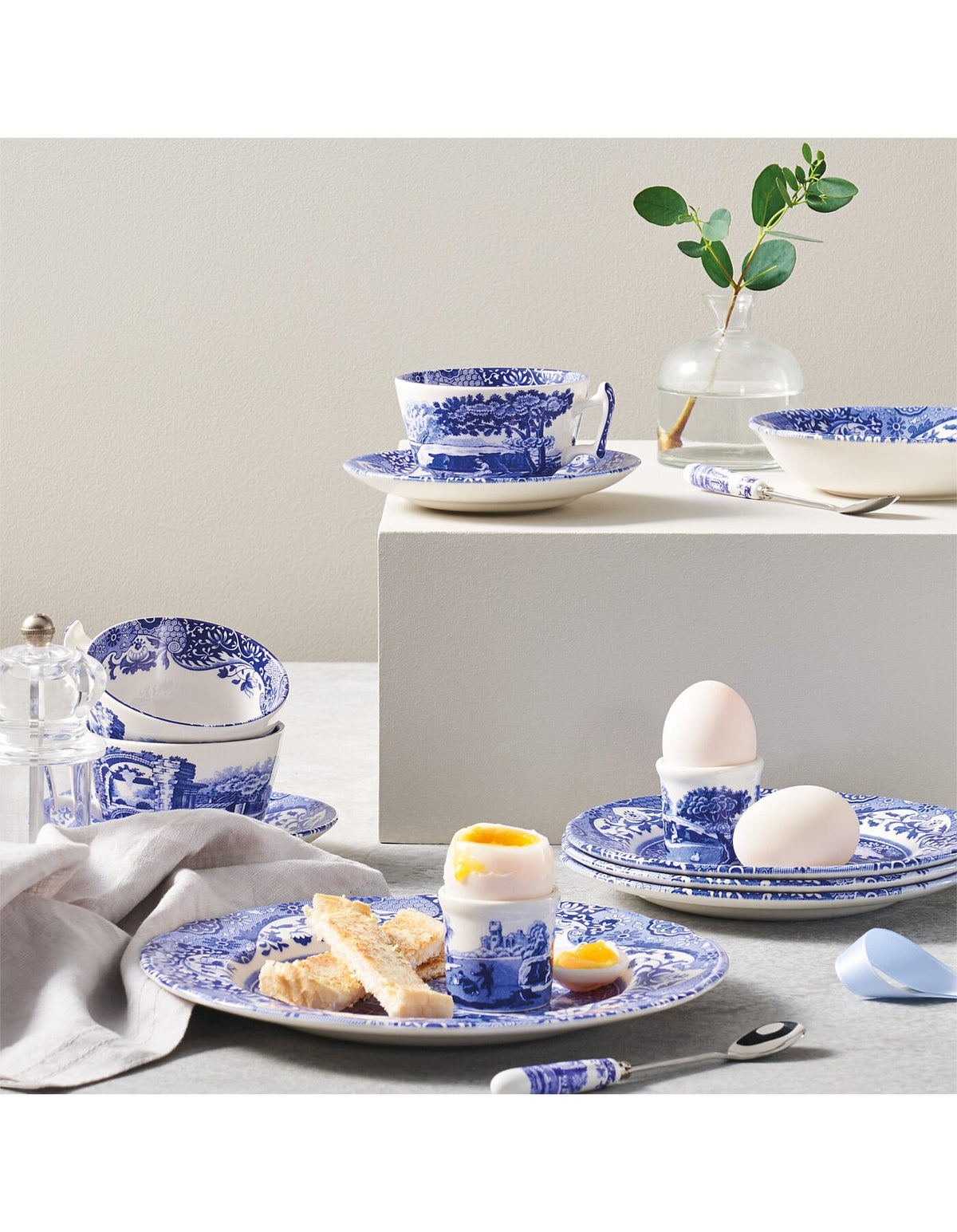 Blue Italian Egg Cup