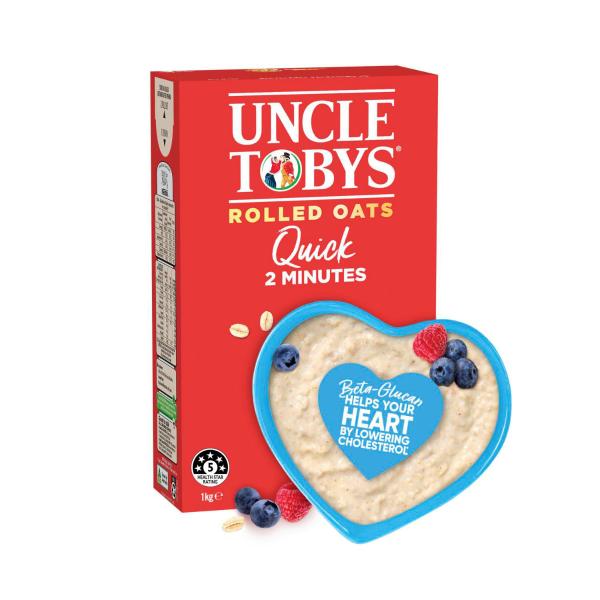 UNCLE TOBYS PORRIDGE OATS:QUICK:.1 KG