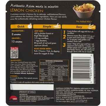Lee Kum Kee Lemon Chicken Ready Sauce 145g