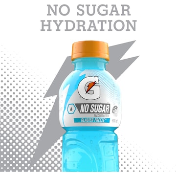 Gatorade Sports Drinks Sugar Free Glacier Freeze 600mL