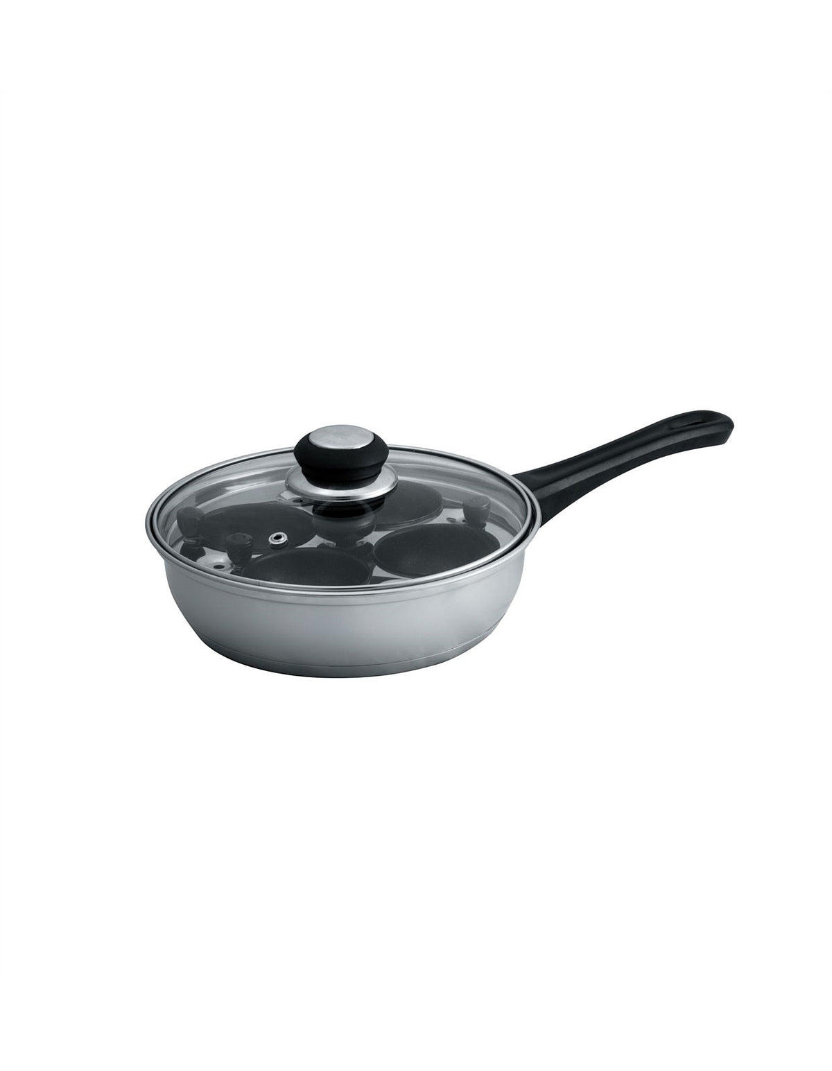 4 Egg Poacher 20cm With Non Stick Cups
