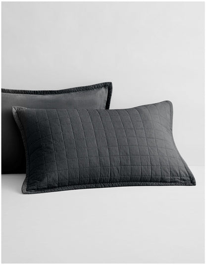 REILLY SHAM IN CARBON