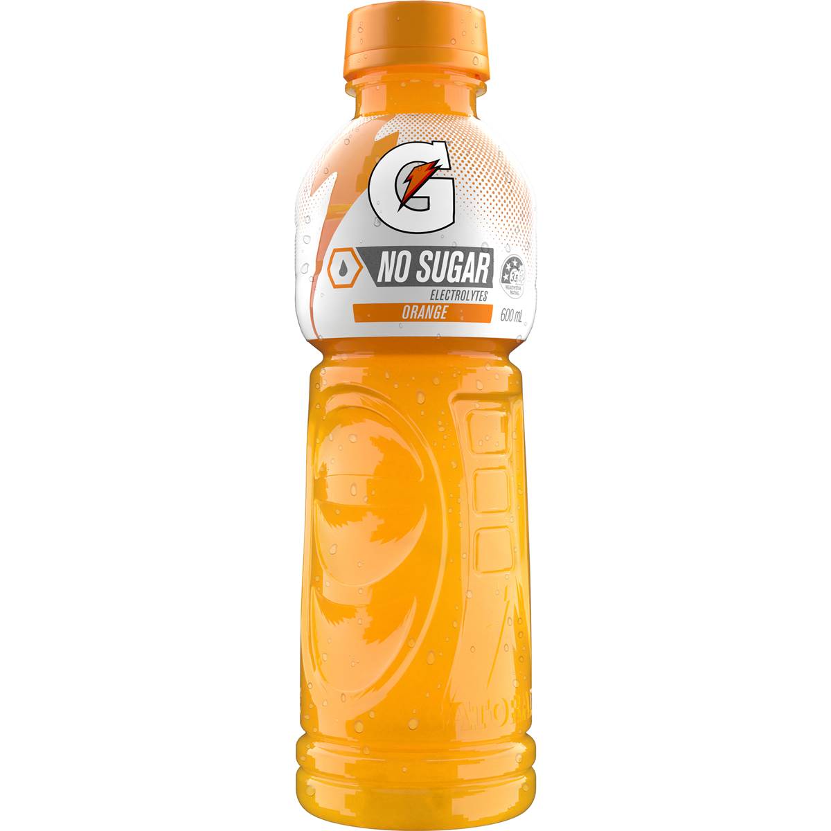 Gatorade Sports Drinks Sugar Free Orange Electrolyte Bottle 600ml