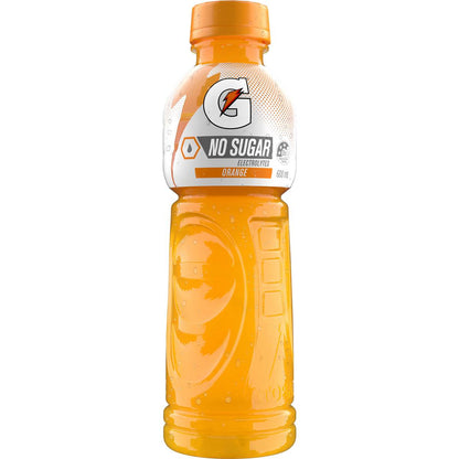 Gatorade Sports Drinks Sugar Free Orange Electrolyte Bottle 600ml