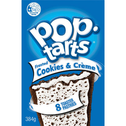 Kellogg's Pop Tarts Frosted Cookies & Crème Toaster Pastries 384g