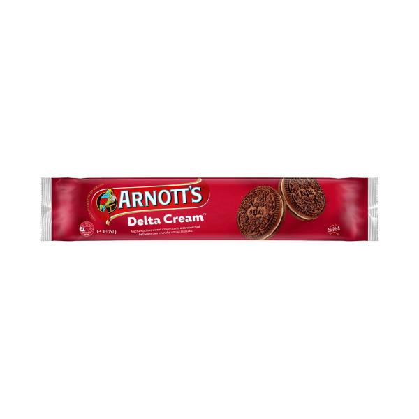 ARNOTT'S DELTA CREAM BISCUITS 250G
