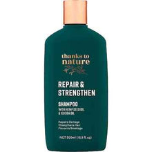 Thanks To Nature Repair & Strengthen Shampoo Hemp Seed Oil For Damaged Hair 500mL