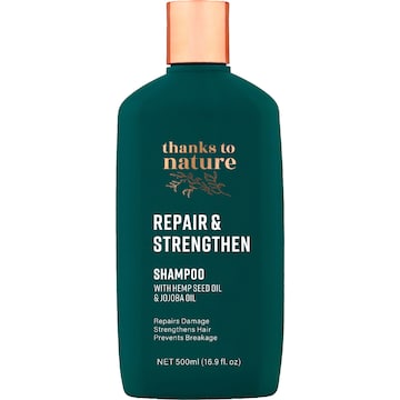 Thanks To Nature Repair & Strengthen Shampoo Hemp Seed Oil For Damaged Hair 500mL