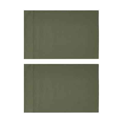 2 Pack 500 Thread Count Australian Grown Cotton Standard Pillowcases - Forest