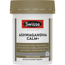 Swisse Ultiboost Ashwagandha Calm+ Tablets 60 pack