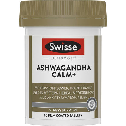 Swisse Ultiboost Ashwagandha Calm+ Tablets 60 pack