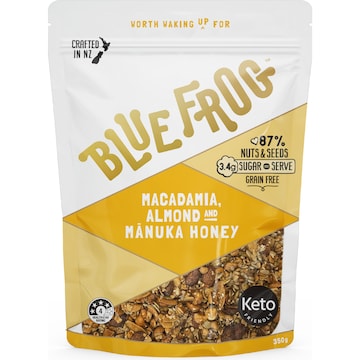 Blue Frog Macadamia Almond & Manuka Honey Muesli 350g