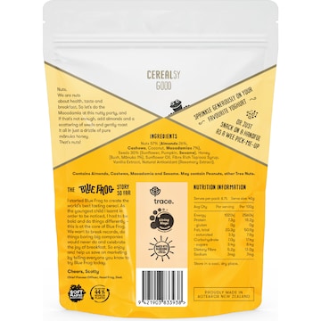 Blue Frog Macadamia Almond & Manuka Honey Muesli 350g