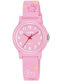 Plastic Case Watch in Pink
