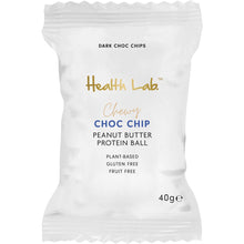 Health Lab Chewy Choc Chip Peanut Butter Protein Ball 40g