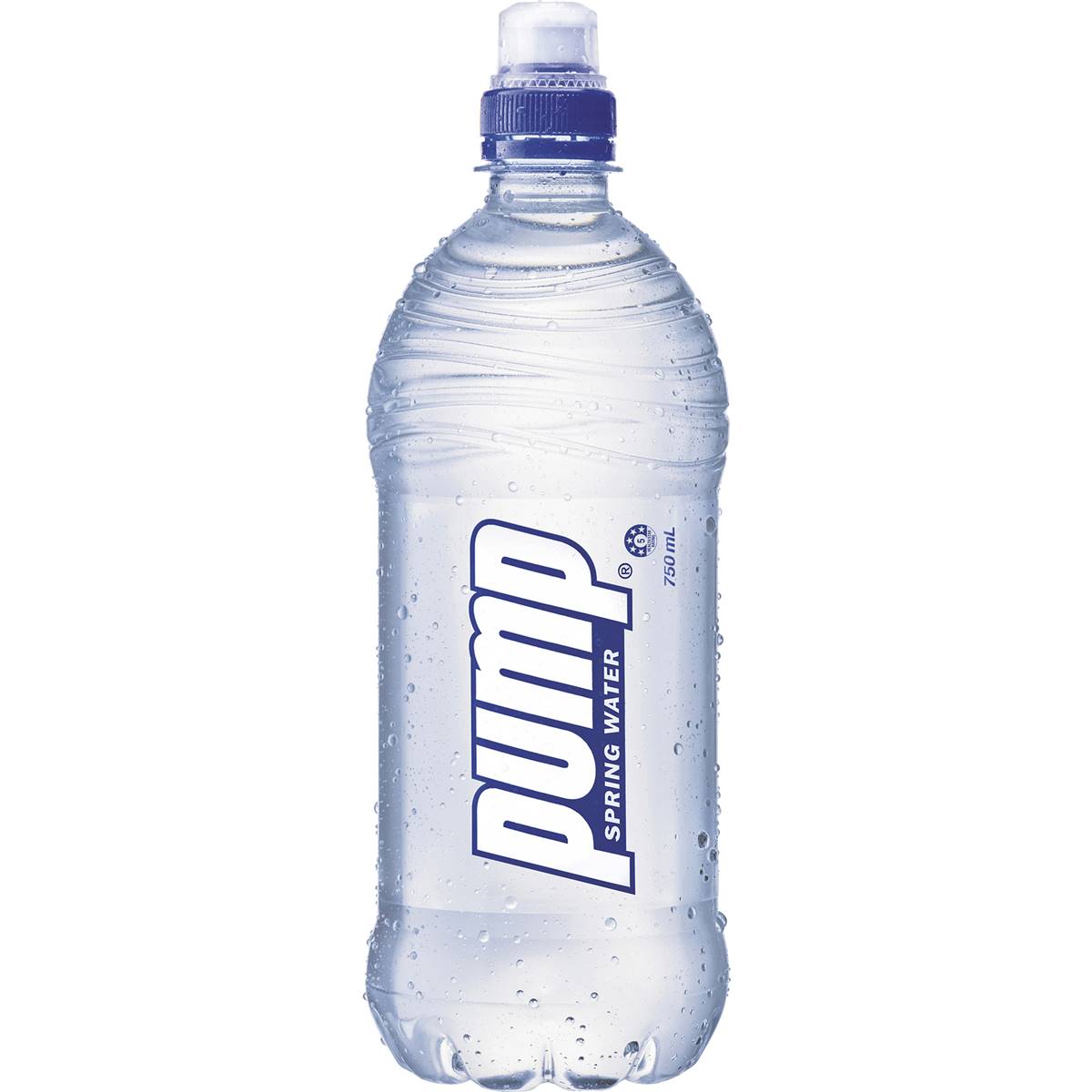 Pump Spring Water Bottle 750ml