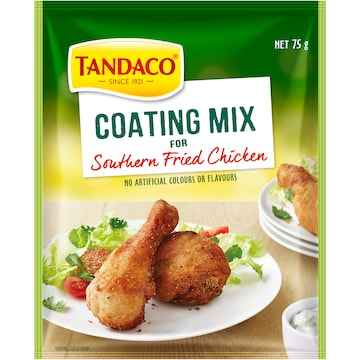 Tandaco Coating Mix Bread Crumbs For Southern Fried Chicken 75g