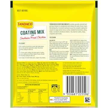 Tandaco Coating Mix Bread Crumbs For Southern Fried Chicken 75g
