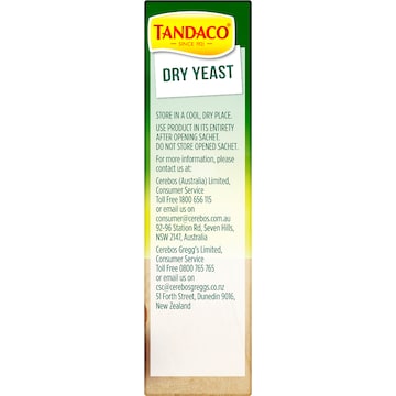 Tandaco Dry Yeast 5X7G Sachets 35g
