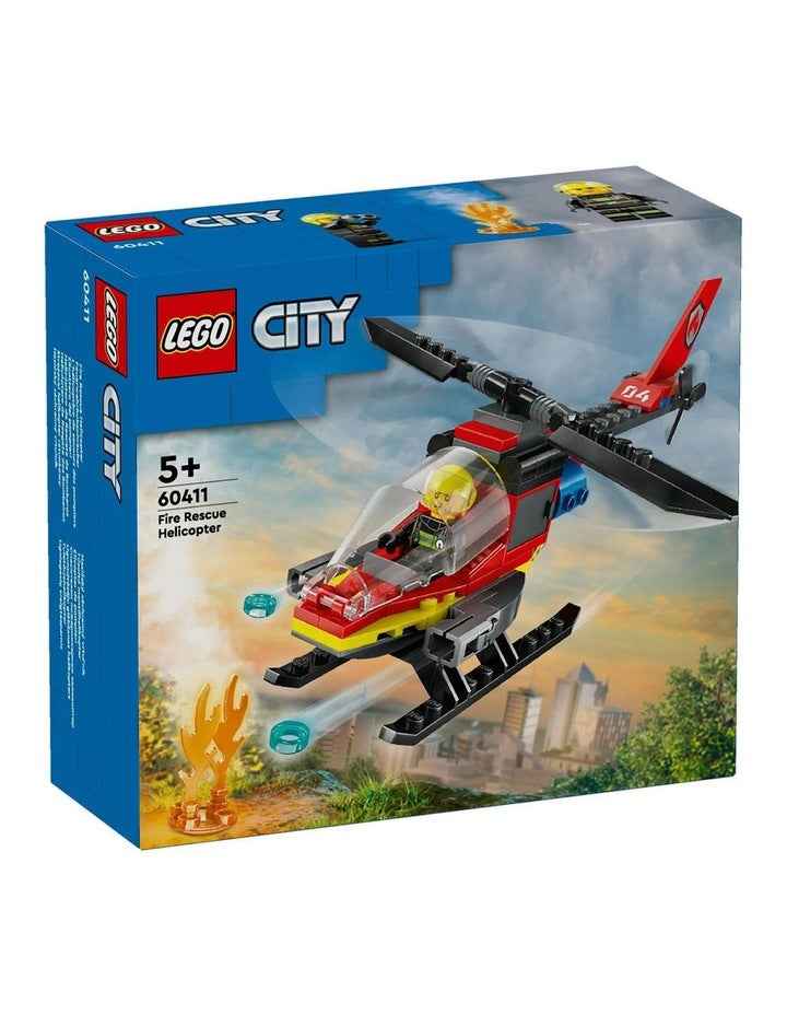City Fire Rescue Helicopter 60411 Toy