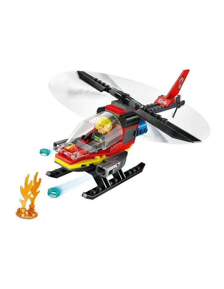 City Fire Rescue Helicopter 60411 Toy