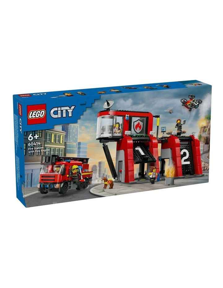 City Fire Station with Fire Engine 60414 Toy