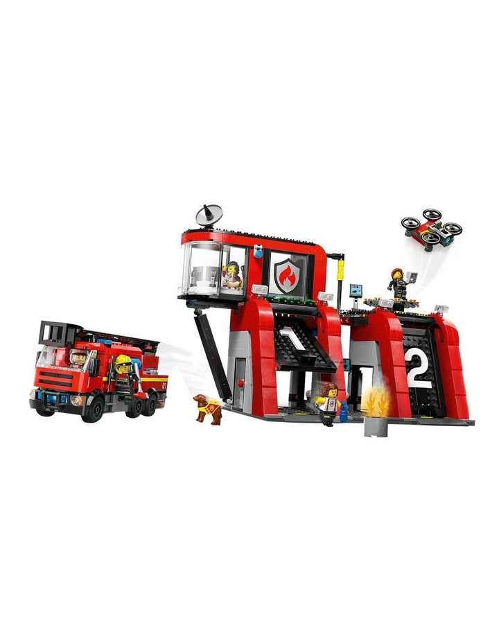 City Fire Station with Fire Engine 60414 Toy