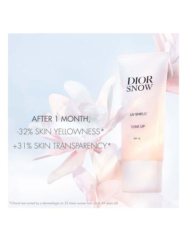 Diorsnow Tinted UV Shield UV Protection for Face 30ml
