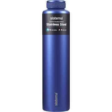 Sistema Hydration Chic Stainless Steel Drink Water Bottle Assorted 600mL