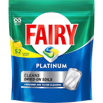 Fairy Platinum Dishwashing Tablets 52 pack