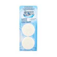 COLES ULTRA IN-CISTERN BLEACH TOILET BLOCKS 2 PACK 100G