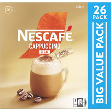 Nescafe Decaf Capuccino Sachets Big Value 26 Pack