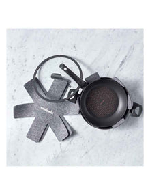 Felt Pan Protectors Set of 3 in Grey