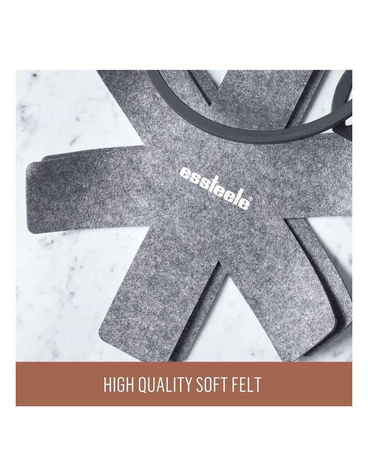 Felt Pan Protectors Set of 3 in Grey