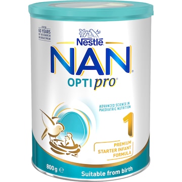 Nan OPTIPRO 1 Infant Formula Newborns Suitable From Birth 800g