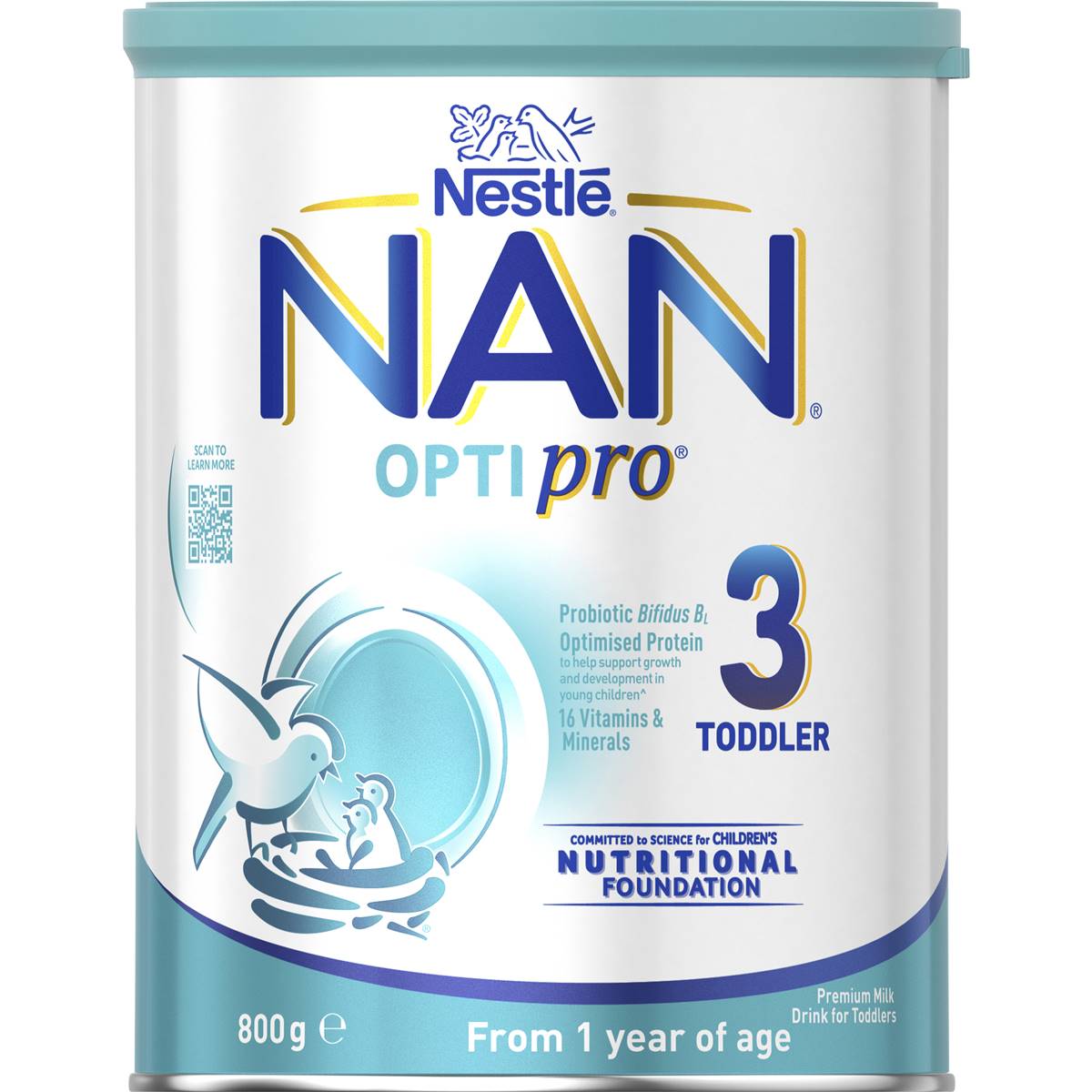 Nestle NAN OPTIPRO 3 Toddler 1+ Milk Drink Powder 800g